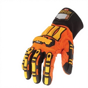 Usine SONICE OEM&ODM, gants de travail industriels robustes en TPR/polyester/microfibre, flexibles, résistants aux chocs, certifiés CE - Product Image 2