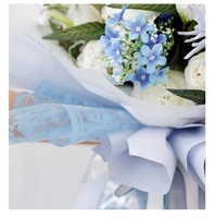 Papier d'emballage floral en cellophane OPP, matériau d'emballage transparent coloré et imperméable pour bouquets