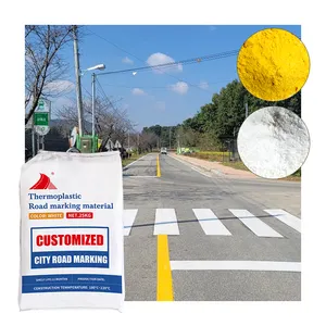 白色熱可塑性反射道路標示塗料道路標示材料サプライヤーホットメルトコーティング