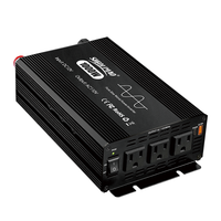 Convertisseur de courant portable pour voiture à usage industriel 1000W à double sortie, chargeur, adaptateur allume-cigare, onde sinusoïdale pure
