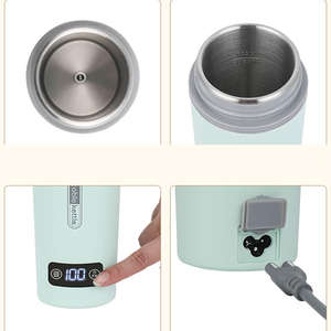 Pantalla de Control de temperatura FDA Hervidor de viaje <span class=keywords><strong>Termo</strong></span> de sopa Café Frasco eléctrico Botella Té Café <span class=keywords><strong>Termo</strong></span> Botella con temperatura - Product Image 3