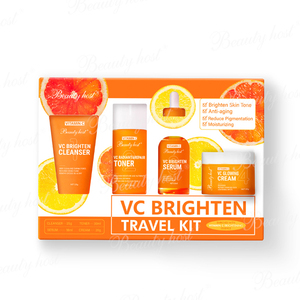 4 Stuks Vc Reizen Geschenk Sets Vc Verhelderende Reiniger Toner <span class=keywords><strong>Serum</strong></span> Crème Vitamine C Voedende Anti-Aging Vrouwen Huidverzorgingsset - Product Image 2