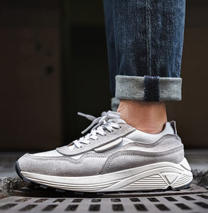 Trendy <b>Style</b> Lace up Thick Sole Retro Leisure Sneaker Fitness <b>Walking</b> <b>Shoes</b> Trainers for Men Custom - Product Image 6