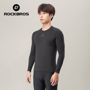<span class=keywords><strong>Maglia</strong></span> Termica da <span class=keywords><strong>Ciclismo</strong></span> ROCKBROS, Maglietta a Maniche Lunghe, Intimo Sportivo Caldo, Leggero e Traspirante per Uomo - Product Image 4