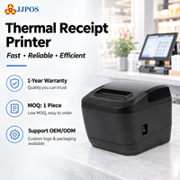 Printer Label Thermal 3 Inci 152 Printer POS Kecepatan Tinggi Mesin Pencetak Faktur & Label Fungsi Ganda untuk Ritel Restoran