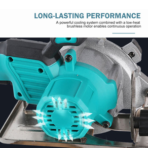 Professional 5/6 Inch Brushless Cordless Electric Handheld Saw Wood Cutting Machine Heavy Duty <b>Power</b> <b>Tools</b> for Construction - Product Image 3