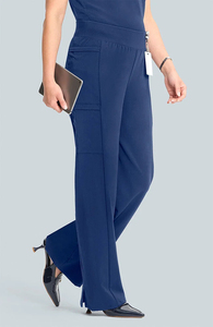 Women Scrub Uniform Set Smooth Fabric Short Sleeve Top Relaxed Straight Pants <strong>Doctors</strong> and Nurses Wrinkle-Resistant - Product Image 5