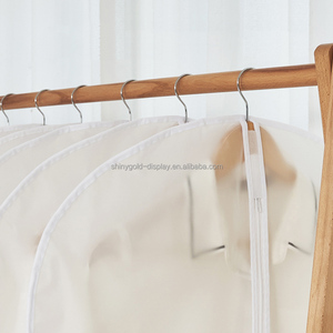 स्पष्ट सूट बैग पेवा वाटरप्रूफ कवर कपड़े आयोजक अलमारी भंडारण लटकाने कपड़े धोने वाले कपड़े धूल कवर - Product Image 2