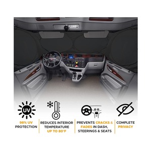Vente en gros de pare-soleil de camion pliable avec logo personnalisé pare-soleil de fenêtre de voiture pare-soleil pour camion - Product Image 3