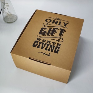 Scatole Regalo Personalizzate a Tema Vino in Cartone Ondulato Kraft, <span class=keywords><strong>Cartoni</strong></span> per Spedizione di Snack e Set Regalo Sorpresa per le Feste - Product Image 6