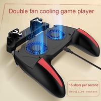 Ventilador de Refrigeración H10 para Gamepad PUBG, Gatillos L1R1, Joystick, Empuñadura, Batería Portátil, Banco de Energía para Smartphone