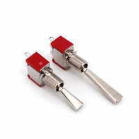 Interrupteur à bascule DPDT miniature Dirui pour télécommande de modèle RC, 12 mm, 24 V/12 V, 6 A, IP18, 30 000 cycles, 5/4 broches, équipement électrique