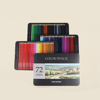 Crayons de couleur Secolorart assortis, 72 crayons de couleur à mine souple de qualité supérieure pour le dessin, l'esquisse, le ombrage et la coloration