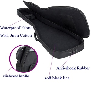 Nuovo arrivo versione Premium spessa imbottita per chitarra acustica custodia per musica borse per chitarra elettrica e basso - Product Image 6