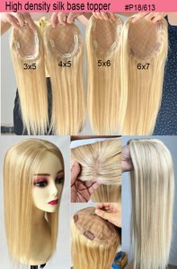 Chất Lượng Cao Của Phụ Nữ Trung Quốc Trinh Nữ Tóc Lụa Cơ Sở Đóng Cửa Nguyên Liệu <span class=keywords><strong>Topper</strong></span> Cho Đầy Đủ Ren Tóc Giả Thay Thế Hệ Thống - Product Image 2