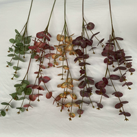 Vente Flash PPS : Feuille d'Eucalyptus Artificielle Faite à la Main, Plante Verte Unique pour Décoration de Centre de Table Mariage et Maison