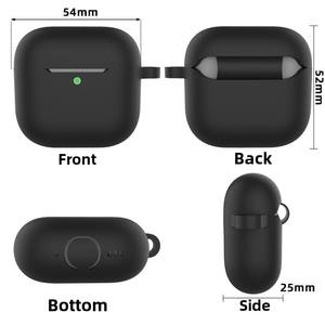 Funda protectora de silicona de <span class=keywords><strong>segunda</strong></span> generación para Apple para <span class=keywords><strong>AirPods</strong></span> Pro <span class=keywords><strong>2</strong></span> Bolígrafo de limpieza compatible y para <span class=keywords><strong>AirPods</strong></span> 4 Cover - Product Image 5