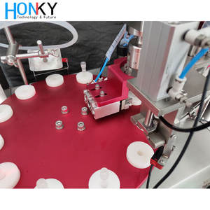 Machine automatique de capsulage de remplissage de tubes de kit de test de bureau pour l'industrie chimique de réactif biologique avec remplissage de pompe en céramique - Product Image 5