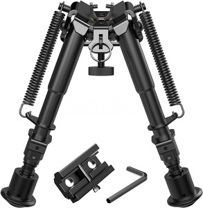 Soporte Plegable Ajustable de Aluminio con Múltiples Ranuras para Estabilización en Campo Abierto para Equipos de Entrenamiento de Tiro - Product Image 4