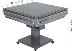 Mesa de Mahjong Plegable Automática Moderna Topperfun para 4 Jugadores con Ruedas, Enchufe Estadounidense AC110-120V, para el Hogar - Product Image 3