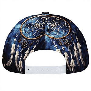 Gorras Snapback Personalizadas con Estampado Completo al por Mayor, Gorras de Béisbol con Diseño de Atrapasueños y Galaxia por Sublimación, OEM - Product Image 4