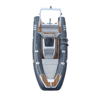 Bateau de pêche en fibre de verre PVC Gery RIB 580C avec accessoires en option