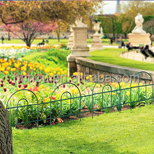 Valla de barrera para animales, valla decorativa para jardín, valla de borde de alambre de Metal a prueba de herrumbre para perros, conejos, estacas de tierra - Product Image 6