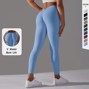 Pantaloni da Yoga sportivi di alta qualità per allenamento da palestra pantaloni traspiranti per palestra Push up Leggings - Product Image 2