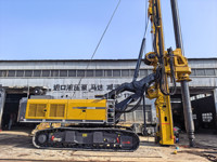 Machine de forage rotative XR240E avec structure de mât stable pour les emplacements de forage de fondations en géologie complexe