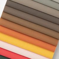 Kulit Sintetis PVC Anti Gores Motif Litchi 1.0 mm Lebar 160cm untuk Pelapis Furnitur Kursi