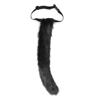 Ensemble de 3 costumes de cosplay sexy d'anime pour fête d'Halloween avec queue de renard, oreilles de lapin, collier pour femmes, couples, jouets sexuels