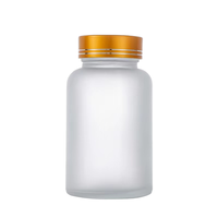 Haute qualité 100ml verre vitamine verre bouteille Ssupplément bouteille pour produits de santé scellé épaissi huile de poisson Capsule bouteille