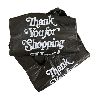 Bolsas de Plástico PE Personalizadas con Estampado en Caliente, Resistentes a la Humedad, con Asa Larga para Exhibición, Compras, Supermercado - Product Image 2