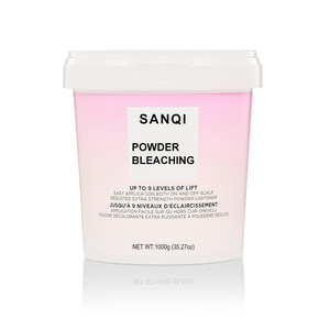 ผงฟอกสีผม SANQI Professional Dust Free Extra Strength Bleaching Powder Lightener ช่วยฟอกสีผมให้สว่างขึ้นได้ถึง 9 ระดับ สำหรับ<span class=keywords><strong>ไฮ</strong></span><span class=keywords><strong>ไล</strong></span><span class=keywords><strong>ท์</strong></span>และฟอก<span class=keywords><strong>สี</strong></span>ผม - Product Image 1