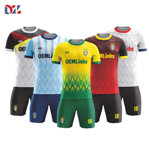 เสื้อฟุต<span class=keywords><strong>บอล</strong></span>ฤดูร้อนปี 2026 แบบสั่งทำพิเศษ แขนสั้น โลโก้ปรับแต่งได้ แห้งเร็ว ระบายอากาศได้ดี สำหรับ<span class=keywords><strong>ทีม</strong></span>ชาติชาย - Product Image 1