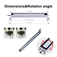 Lampe de travail LED pour machine-outil série JSD Doingwin, résistante à la poussière et à la corrosion, pour le fraisage CNC