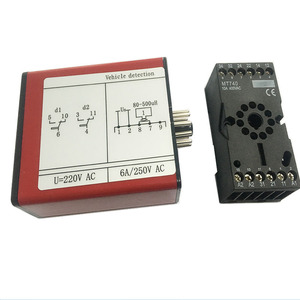 Detector de bucle único para sistema de aparcamiento de coche a precio de venta al por mayor AC220V/110V - Product Image 1