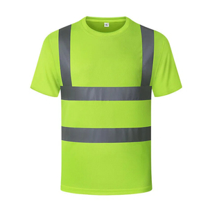 T-shirts de sécurité réfléchissants <span class=keywords><strong>haute</strong></span> <span class=keywords><strong>visibilité</strong></span> personnalisés et gilets de sécurité réfléchissants multifonctionnels, OEM avec tailles plus grandes disponibles - Product Image 1