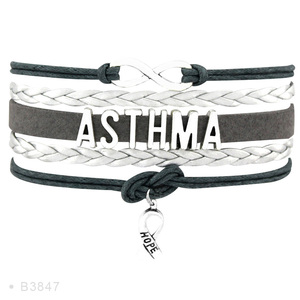 Bracelets de sensibilisation pour l'apaxie, les maladies cardiaques, les accidents vasculaires cérébraux, l'arthrite, la maladie de Parkinson, la sclérose, l'asthme, la scoliose, la démence, l'aphasie - Product Image 2