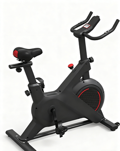 Vélo de spinning professionnel Tronzen magnétique en acier, design silencieux, écran LCD, volant d'inertie 6-13 kg, charge maximale 100 kg, revêtement en <span class=keywords><strong>laine</strong></span> - Product Image 1