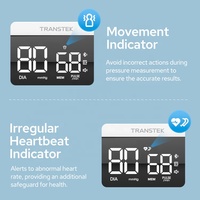 Tensiomètre Électronique Bluetooth sans Tube pour Bras, Conception Tout-en-un avec Brassard, Surveillance Précise à Domicile, Certifié CE