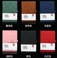 Buku Alamat Sampul Kulit A5 Kustom, Buku Harian Pelajar, Set Kotak Hadiah Bisnis, Penutup Magnetik, Embossed, Kantor