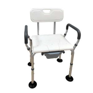 Aluminum Alloy Height Adjustable <strong>Shower</strong> Chair for Elderly for Rehabilitation <strong>Therapy</strong>