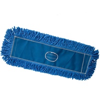 Vadrouille en microfibre bleue écologique 18 24 36 48 60 pouces Outils de nettoyage de la maison Vadrouille plate anti-poussière de remplacement pour le nettoyage des sols NO.9601