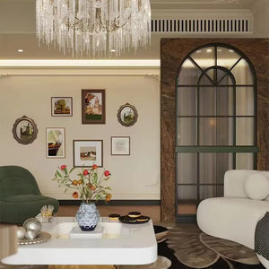 Dalle de quartzite de luxe sur mesure, dalle de quartzite marron, pierre naturelle, décoration murale de villa, décoration intérieure, dalle de pierre couleur café - Product Image 4