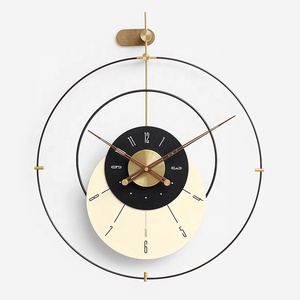 EMITDOOG Reloj de Pared de Metal de Lujo de Estilo <span class=keywords><strong>Español</strong></span> Moderno, Decoración de Lujo PARA EL Hogar, Reloj de Pared Grande - Product Image 1