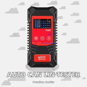 Outil de diagnostic automobile WOYO PL007, lecteur de code OBD2, écran LCD, Bluetooth, alimenté par batterie 12V, rouge - Product Image 2