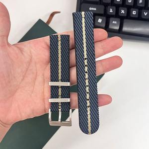 <span class=keywords><strong>Bracelet</strong></span> en nylon tissé hommes femmes Sport <span class=keywords><strong>Bracelet</strong></span> à dégagement rapide pour Seiko <span class=keywords><strong>Omega</strong></span> pour Huawei Samsung bande de montre intelligente - Product Image 4
