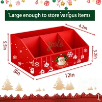 Cadeau de noël Durable créatif chocolat gâteau Cookie Eve organisateur enfants tiroir stockage bois Snack boîte divisé plateau de service