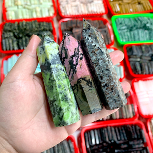 Oferta Especial: Piedras Curativas Naturales, Cristales Artesanales de Materiales Mixtos en Forma de Torre, Esfera y Puntas para Decoración - Product Image 3